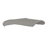 Carver by Covercraft Carver 3-Bow Acrylic Bimini Top Fabric &amp; Storage Boot - Grey - 602A-10