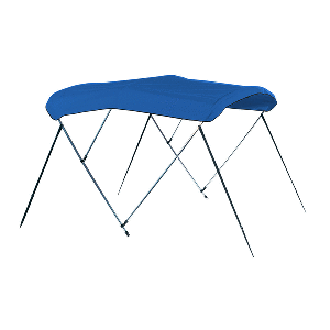 Carver by Covercraft Carver 3 Bow 4681U Bimini Top with Boot - Pacific Blue Acrylic - A4681UB-04