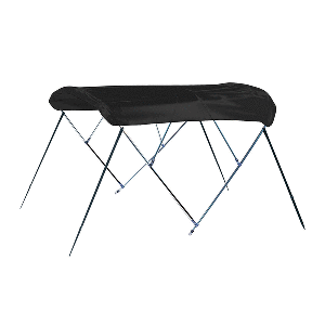 Carver by Covercraft Carver 3 Bow 4669U Bimini Top with Boot - Black Acrylic - A4669UB-02