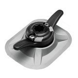 RAILBLAZA CleatPort RIBMount w/3M - Grey - 03-4066-51