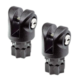 RAILBLAZA Clevis/Bimini Support Pair - Black - 02-4032-11