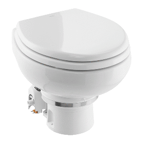 Dometic&trade; MasterFlush 7120 White Electric Macerating Toilet w/Orbit Base - Freshwater - 24V - 9610007271