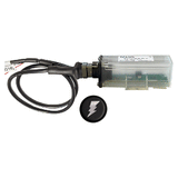 TALOS Remote Housing Lightning Detection System w/10' Cable - Black Round Indicator w/Translucent Housing - SFD1000R-T1-BO-BL-10FT