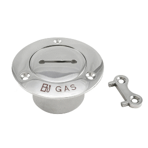 Whitecap Pipe Deck Fill w/Key - 2" Pipe (Gas) - 6131