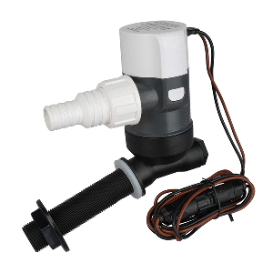 Commodore 1100 GPH Angled Livewell Pump - 12V - CM-E31-1100L