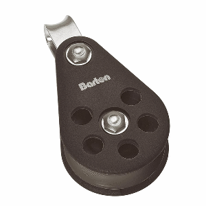 Barton Marine Barton Size 5 54mm Plain Bearing Pulley Block Single Block Fixed Eye - N05110
