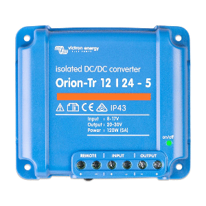Victron Energy Victron Orion-Tr 12/24-5A 120W Isolated DC-DC Converter - ORI122410110
