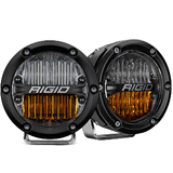 RIGID Industries 360-Series 4" LED SAE Fog Beam - Yellow/White - Set of 2 - 36122