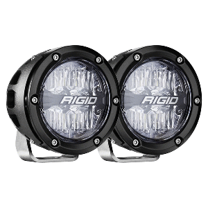 RIGID Industries 360-Series RGBW 4" Offroad Lamp Drive Beam w/RGBW Backlight Pods - Set of 2 - 36401