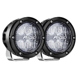 RIGID Industries 360-Series RGBW 4" Offroad Lamp Drive Beam w/RGBW Backlight Pods - Set of 2 - 36401
