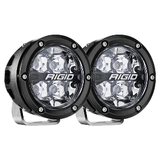 RIGID Industries 360-Series RGBW 4" Offroad Spot Beam w/RGBW Backlight Pods - Set of 2 - 36402