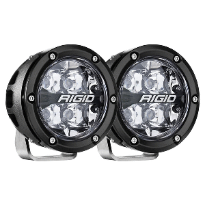 RIGID Industries 360-Series RGBW 4" Offroad Spot Beam w/RGBW Backlight Pods - Set of 2 - 36402