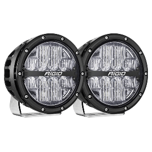 RIGID Industries 360-Series RGBW 6" Offroad Lamp Drive Beam w/RGBW Backlight Pods - Set of 2 - 36411