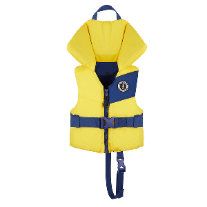 Mustang Survival Mustang Lil' Legends Child Foam Vest - Yellow/Navy - MV3556-844-0