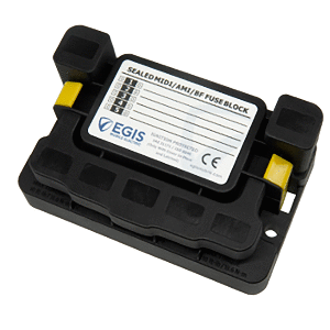 Egis Mobile Electric Egis MIDI 5x Fuse Block w/Sealed Cover - 3908