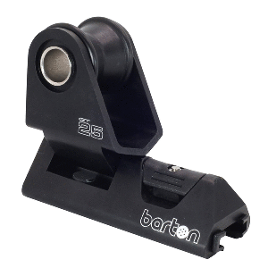 Barton Marine Barton 25mm T-Track Genoa Car - Black - 25100GTB