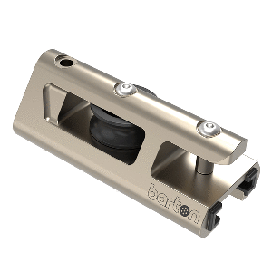 Barton Marine Barton 32mm End Stop &amp; Becket Genoa Car Track - 32221GT