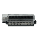 Egis Mobile Electric Egis RT Fuse Block - 8 Circuit w/Cover - 8046