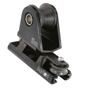Barton Marine Barton 32mm Towable Genoa Car 2:1 Purchase - Black - 32210GTB