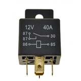 Regitar USA Relay w/Tab f/Most Engines: 30AMP, 5 Terminal, Single Pole/Double Throw - RMZ013