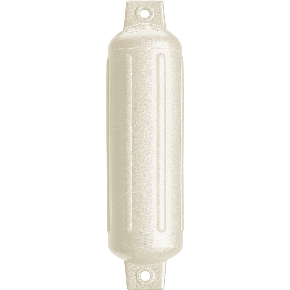 Polyform G-2 Twin Eye Fender 4.5" x 15.5" - Metallic White [G-2 METALLIC WHITE]