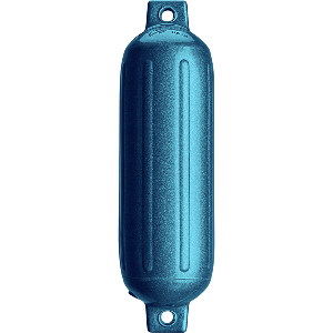 Polyform U.S. Polyform G-3 Twin Eye Fender 5.5" x 19" - Metallic Blue - G-3 METALLIC BLUE