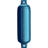 Polyform U.S. Polyform G-4 Twin Eye Fender 6.5" x 22" - Metallic Blue - G-4 METALLIC BLUE