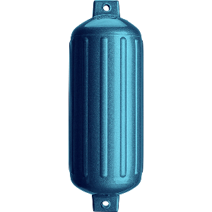 Polyform U.S. Polyform G-6 Twin Eye Fender 11" x 30" - Metallic Blue - G-6 METALLIC BLUE