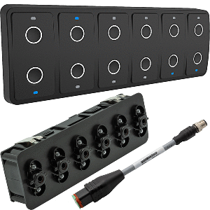 Maretron CKM12 Keypad w/CKM to NMEA 2000&reg; Adapter Cable - 0.2M - A3802-1