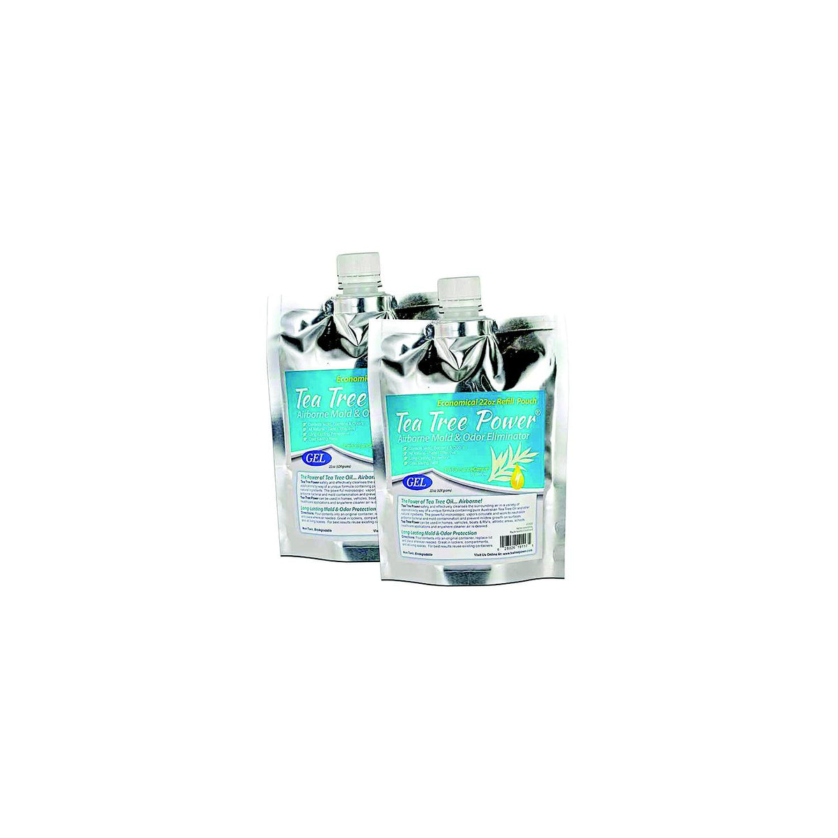 Forespar Tea Tree Power 44oz Refill Pouches (2)-22oz pouches [770206] - official Forespar product image 2