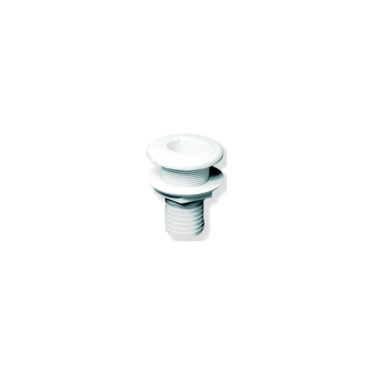 Forespar CF253 Marelon Hose Tailpipe Mushroom Head Thru Hull w/Nut, White - 906030