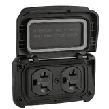 Scanstrut Ventura Series Dual AC Outlet - 125V - 20A - SC-V-P1