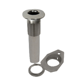 C.E. Smith Screwless Flush Mount Rod Holder - 0 Degree - Black Liner - No Logo - 53676