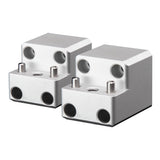 PTM Watersports Board Rack Mount - 4 Bolt - Silver - Pair [P13168-1400TEBCL]