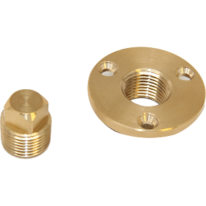 Sea-Dog Garboard Drain &amp; Plug - Machined Bronze - 520040-1