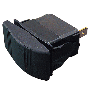 Sea-Dog Illuminating Contura&reg; Rocker Switch - Stamped Brass/Injection Molded Nylon/Polycarbonate - 420211-1