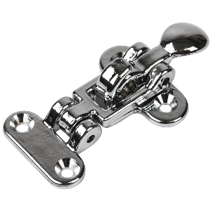 Sea-Dog Anti-Rattle Latch - Sand-Cast Chrome-Plated Brass - 222110-1