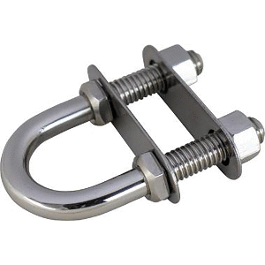 Sea-Dog Bow Eye - Machined 304 Stainless Steel - 3/8" x 3-1/2" - 080035-1