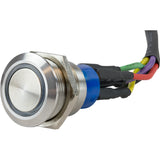 Sea-Dog LED Push Button On/Off Switch - Formed 304 Stainless Steel [403063-1]