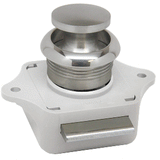 Sea-Dog Push Button Rim Latch - Stainless Steel/Plastic Housing - 225300-1