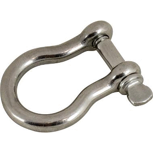 Sea-Dog Bow Shackle - 7/8" Diameter, 1" Opening, 316 Cast Stainless Steel - 147062-1