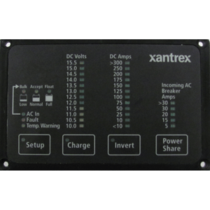 Xantrex Heart FDM-12-25 Remote Panel, Battery Status &amp; Freedom Inverter/Charger Remote Control - 84-2056-01
