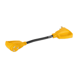 Camco Power Grip 18" Dogbone Adapter - 50 Amp Male/30 Amp Female - 55173