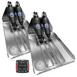 Bennett Marine BOLT 14x23 Dual Electric Trim Tab System w/One Box Indication Unit - BOLT1423HD-OBI