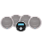 Aquatic AV Economy Gauge Stereo/Speakers Kit - White [EG200]