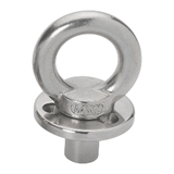 Barton Marine Barton Deck Plate w/Fixing &amp; Eye w/Blanking Plug - M12 Eye - 60362