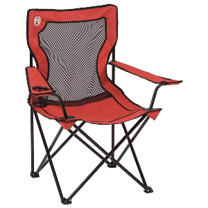 Coleman Broadband&trade; Mesh Quad Chair - Red - 2000020258