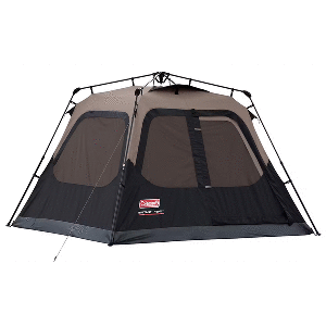 Coleman 4-Person Cabin Camping Tent w/Instant Setup - Black - 2206916