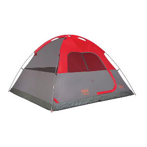 Coleman 6-Person Flatwoods II&trade; Lightweight Dome Camping Tent - Red - 2207385