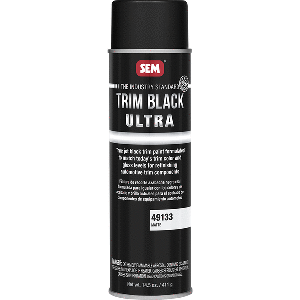 SEM Trim Black Ultra - 20oz Aerosol Can - Matte Finish - 49133